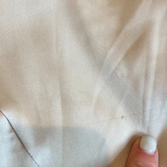 Astr The Label NWT Anamarie Cutout Long Sleeve Champagne Mini Dress Size XS - Picture 7 of 13